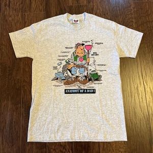 Vintage Funny “Anatomy Of A Dad” T-Shirt